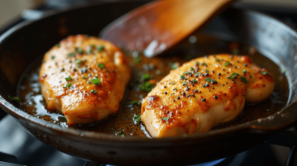 Marry Me Chicken Pasta Instructions
Sear the Chicken