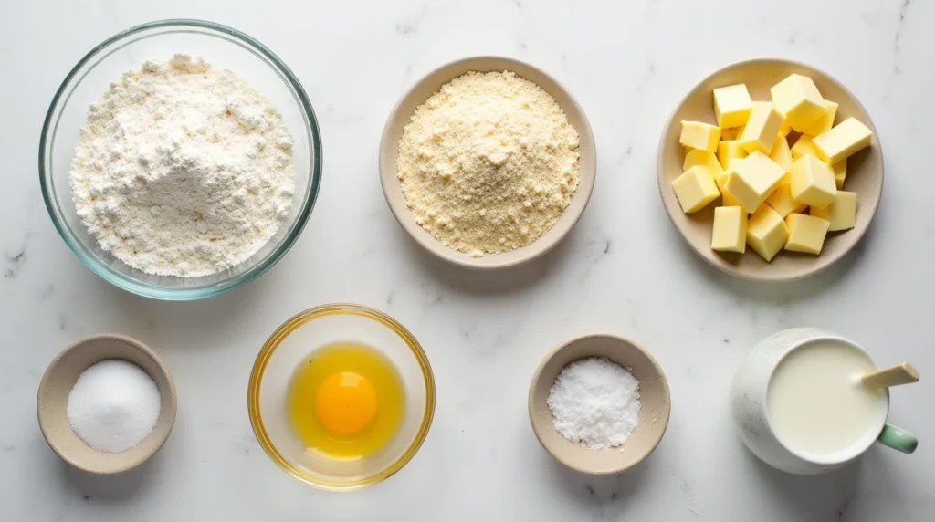 Easy lemon tart recipe ingredients