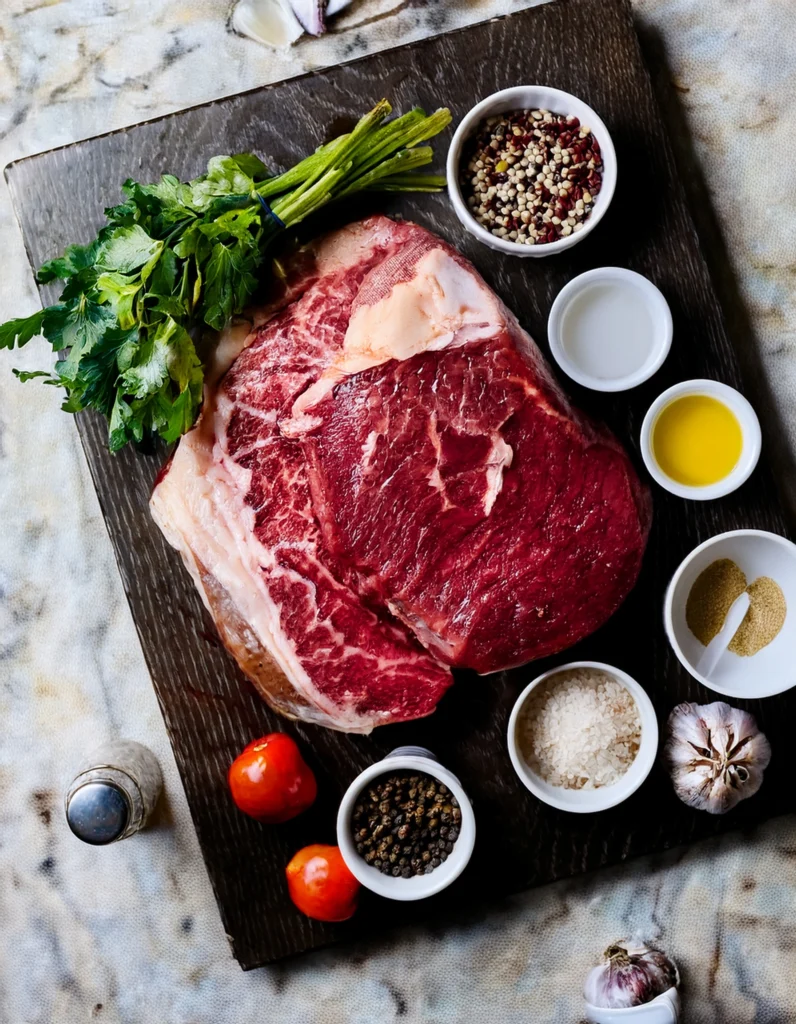 Beef Barbacoa Grilled ingredients