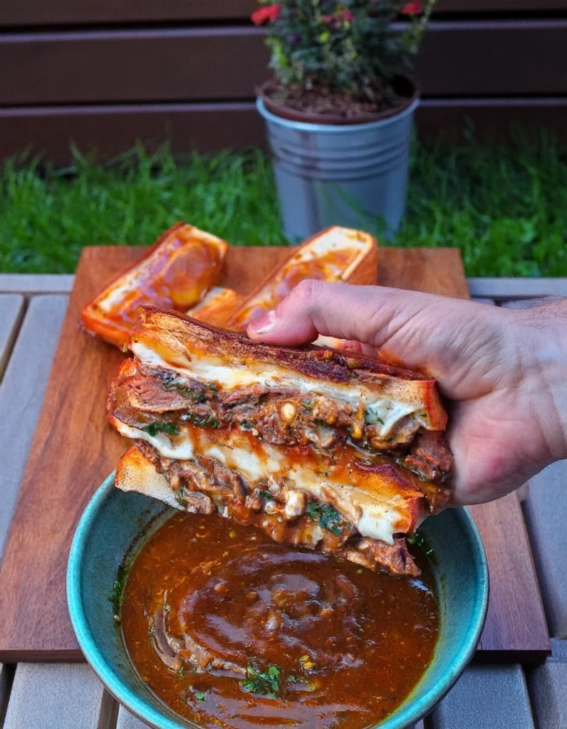 Beef Barbacoa Grilled Cheese Recipe