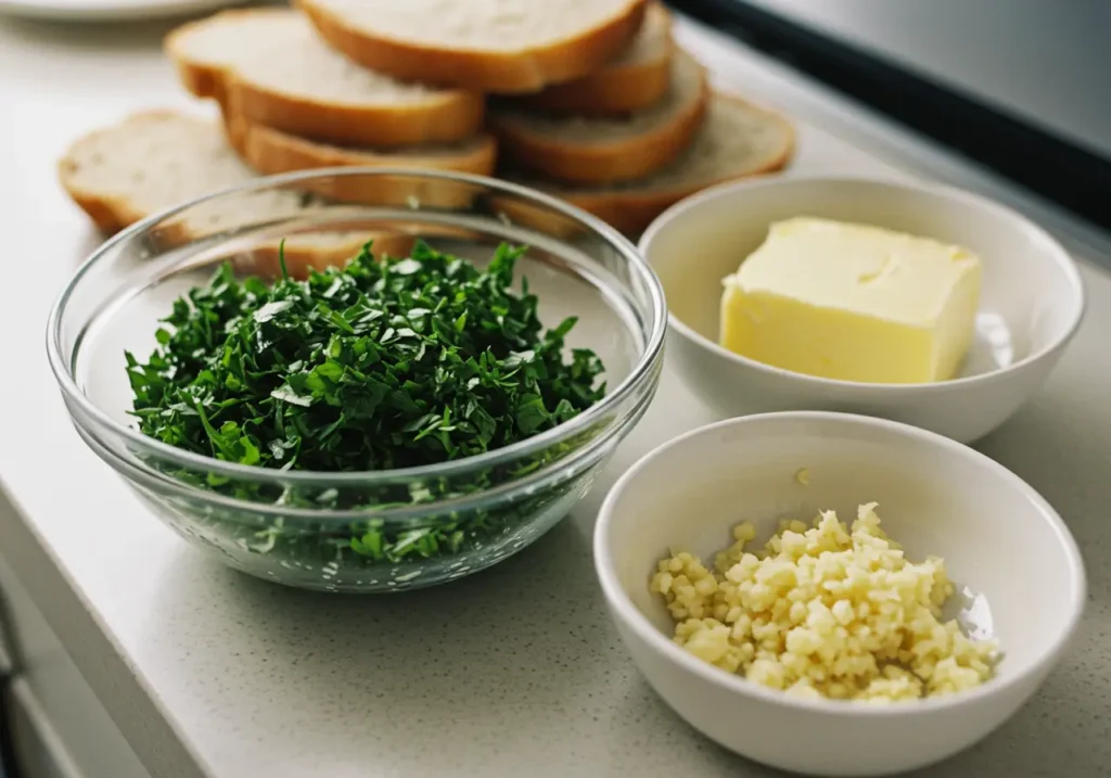 how to make garlic bread with sliced bread